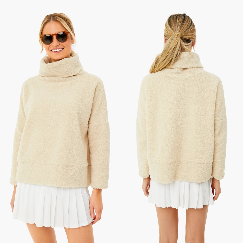 Tuckernuck Cream Cowl Neck Sweater